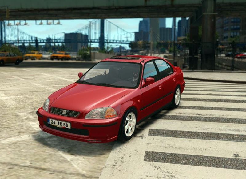 GTA 4 Honda Civic Mod - GTAinside.com